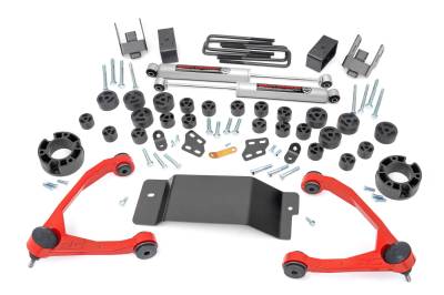 Rough Country Suspension Systems - Rough Country 257.20RED 4.75" Suspension Lift for 07-13 Silverado/Sierra 1500