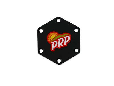 PRP - PRP G100-DEL Steering Wheel Center Cap 6-Bolt Pattern Black Vinyl 4"