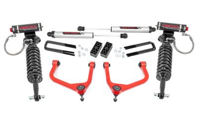 Rough Country Suspension Systems - Rough Country 29557RED 3.5" Vertex Suspension Lift Kit for 19-24 Silverado 1500