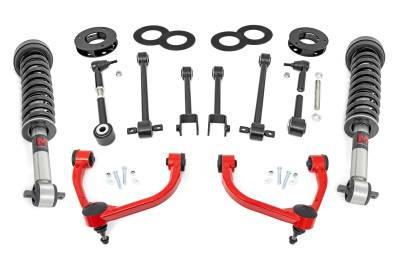 Rough Country Suspension Systems - Rough Country 40240RED 3" M1 Suspension Lift Kit for 18-24 Ford Expedition 4WD