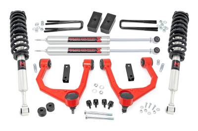 Rough Country Suspension Systems - Rough Country 76840RED 3.5" M1 Struts/M1 Lift Kit for 07-21 Tundra 2WD/4WD