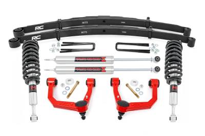 Rough Country Suspension Systems - Rough Country 74241RED 3.5" M1 Lift Kit w/UCA for 05-23 Toyota Tacoma 2WD/4WD