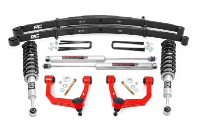 Rough Country Suspension Systems - Rough Country 74232RED 3.5" N3 Lift Kit w/UCA for 05-23 Toyota Tacoma 2WD/4WD