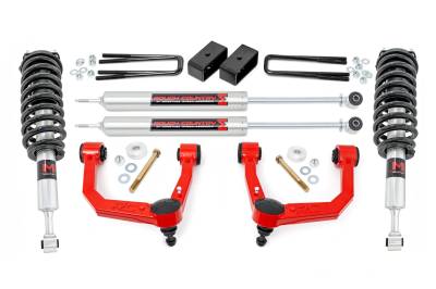 Rough Country Suspension Systems - Rough Country 74240RED 3.5" M1 Lift Kit w/UCA for 05-23 Toyota Tacoma 2WD/4WD