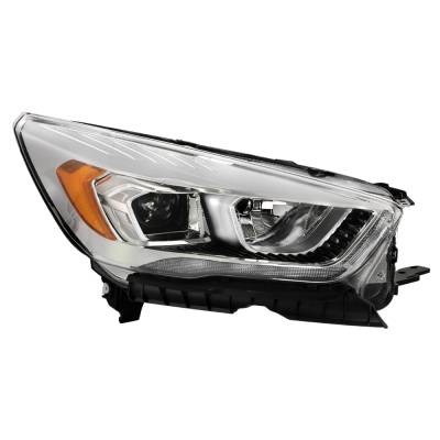 Spyder Auto - Spyder Auto 9956133 DRL Chrome Bezel OE Right Headlight for 17-19 Escape