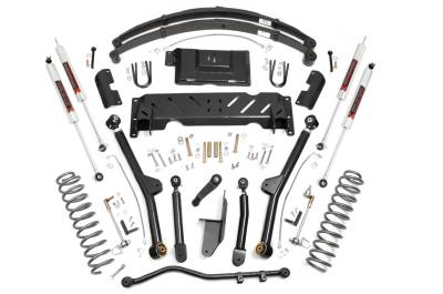 Rough Country Suspension Systems - Rough Country 68640 4.5" Suspension Lift Kit for 84-01 Jeep Cherokee XJ