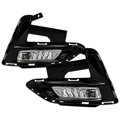 Spyder Auto - Spyder Auto 9051319 Clear Fog Lights w/Switch for 20-22 Nissan Sentra
