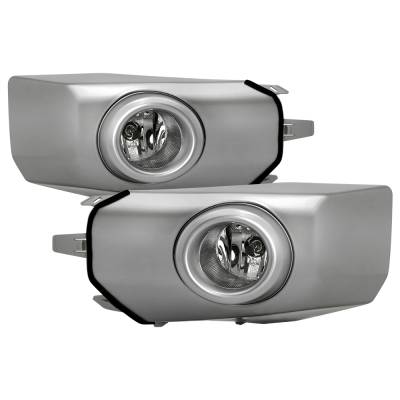 Spyder Auto - Spyder Auto 9052224 Clear Fog Lights w/Switch for 07-14 Toyota FJ Cruiser