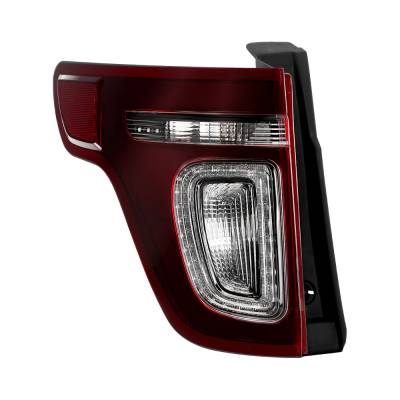 Spyder Auto - Spyder Auto 9956102 Dark Red LED Taillight OE Left