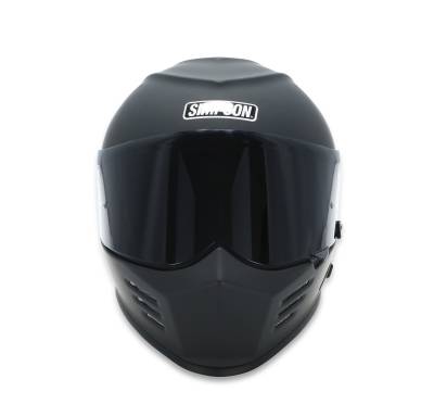 Simpson Motorcycle - Simpson Motorcycle GBDL2 Ghost Bandit Large Motorcycle Helmet Gloss Black