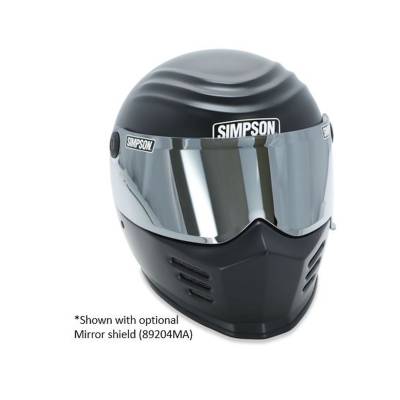 Simpson Motorcycle - Simpson Motorcycle 28315XX8 Outlaw Bandit 2X-Large Motorcycle Helmet Flat Black