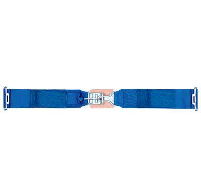 Simpson Safety - Simpson Safety 29022P 55" Latch/Link 2-Point Seat Belt Platinum