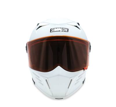 Simpson Motorcycle - Simpson Motorcycle M59L1 Mod Bandit Large Motorcycle Helmet Gloss White