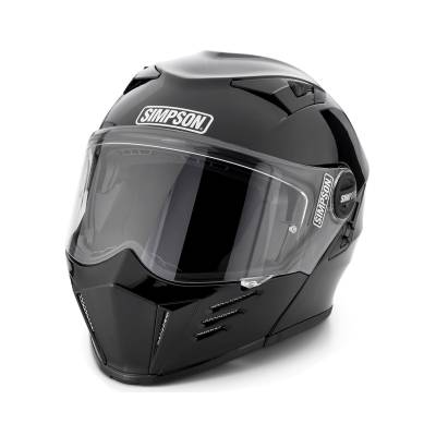 Simpson Motorcycle - Simpson Motorcycle M59L2 Mod Bandit Large Motorcycle Helmet Gloss Black