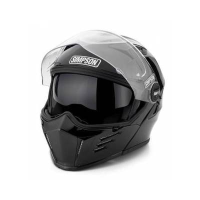Simpson Motorcycle - Simpson Motorcycle M59LC Mod Bandit Large Motorcycle Helmet Carbon Fiber