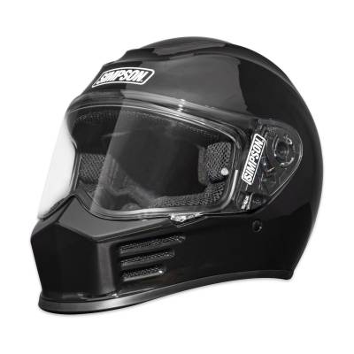 Simpson Motorcycle - Simpson Motorcycle SPBL2 Speed Bandit Large Motorcycle Helmet Gloss Black