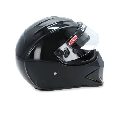 Simpson Safety - Simpson Safety 7297122 Diamondback Large Racing Helmet Gloss Black