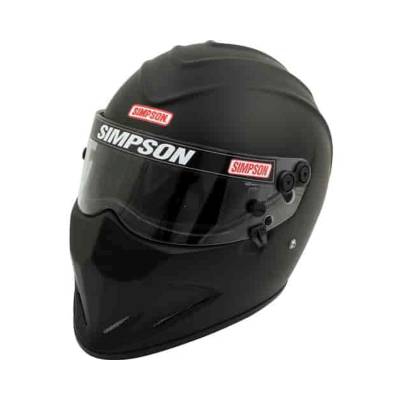 Simpson Safety - Simpson Safety 7297148 Diamondback Medium Plus Racing Helmet Matte Black