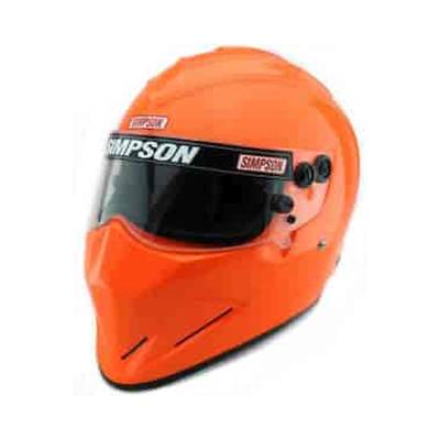 Simpson Safety - Simpson Safety 729758S Diamondback 7-5/8 Racing Helmet Safety Orange