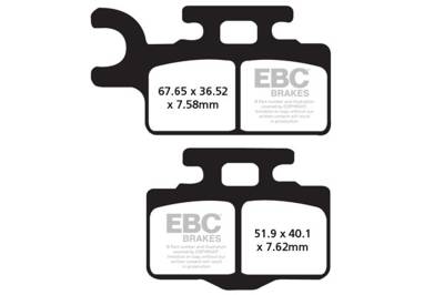 EBC Motorcycle Brakes - EBC Motorcycle Brakes FA302R R Series Heavy Duty Sintered Pads for 00-26 KX65