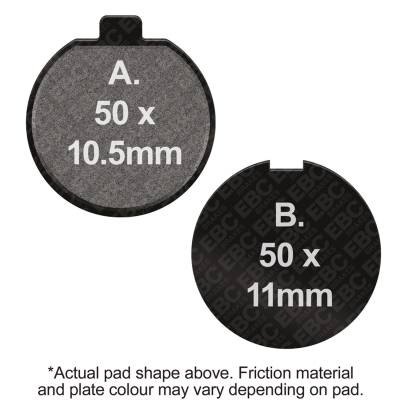 EBC Motorcycle Brakes - EBC Motorcycle Brakes FA35 Organic FA Series Pads