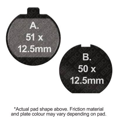 EBC Motorcycle Brakes - EBC Motorcycle Brakes FA37 Organic FA Series Pads