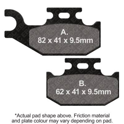 EBC Motorcycle Brakes - EBC Motorcycle Brakes FA428SV Severe Duty Sintered Pads