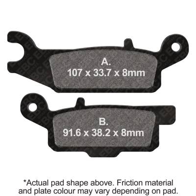 EBC Motorcycle Brakes - EBC Motorcycle Brakes FA444SV Severe Duty Sintered Pads