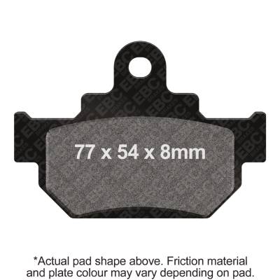EBC Motorcycle Brakes - EBC Motorcycle Brakes FA106R R Series Heavy Duty Sintered Pads for RM125 RM250