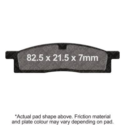 EBC Motorcycle Brakes - EBC Motorcycle Brakes FA119R R Series Heavy Duty Sintered Pads