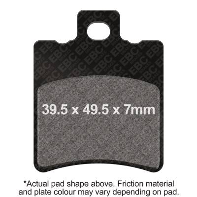 EBC Motorcycle Brakes - EBC Motorcycle Brakes SFA193 SFA Series Scooter Organic Pads