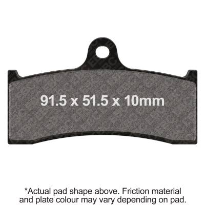 EBC Motorcycle Brakes - EBC Motorcycle Brakes FA249 Organic FA Series Pads