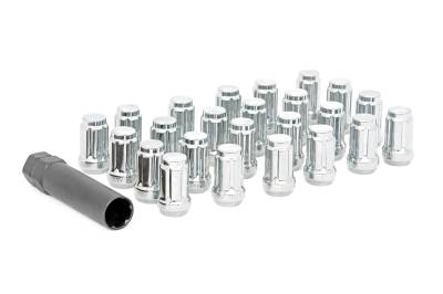 Rough Country Suspension Systems - Rough Country 212524CH Lug Nut Set M12x1.25 24 Qty Chrome