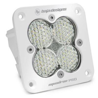Baja Designs - Baja Designs 491006WT Squadron Pro White Flush Mount LED Auxiliary Light Pod