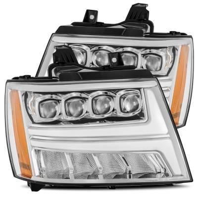 AlphaRex - AlphaRex 880286 Chrome LED Projector Headlights for 07-13 Chevy Tahoe