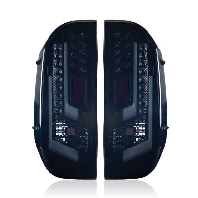 Winjet - Winjet CTWJ-0377-BS Black Smoke LED Taillights for 14-18 Toyota Tundra