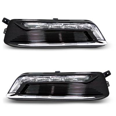 Winjet - Winjet CDRWJ-0592-C Clear DRL Lights w/Wiring Kit for 14-20 Chevy Impala
