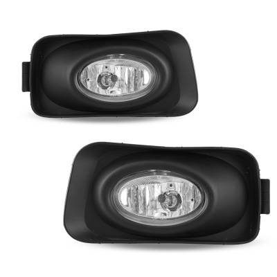 Winjet - Winjet CFWJ-0001-C Clear Fog Lights w/Wiring Kit for 03-06 Acura TSX