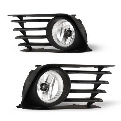 Winjet - Winjet CFWJ-0334-C Clear Fog Lights w/Wiring Kit for 06-09 Toyota Prius
