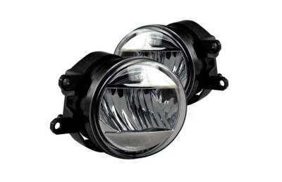Winjet - Winjet CFWJ-0527B-C Clear LED Fog Lights w/Resistor Decoder for BMW 3/4 Series