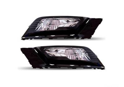 Winjet - Winjet CFWJ-0621-C Clear Fog Lights w/Wiring Kit for 17 Ford Fusion