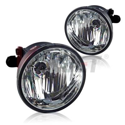 Winjet - Winjet CFWJ-0491-C Clear Fog Lights for Slect 97-06 Chevy SUV's/Pontiac Cars