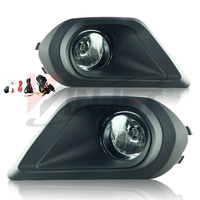 Winjet - Winjet CFWJ-0465-C Clear Fog Lights w/Wiring Kit for 14-16 Subaru Forester
