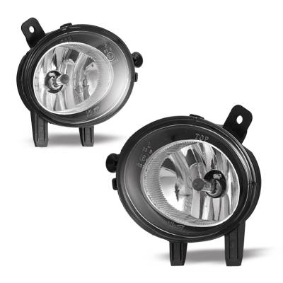 Winjet - Winjet CFWJ-0433-C Clear FogLight for 14 BMW 2 Series 12-14 3 Series 14 4 Series