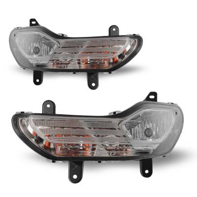 Winjet - Winjet CFWJ-0542-C Clear Fog Lights for 13-16 Ford Escape