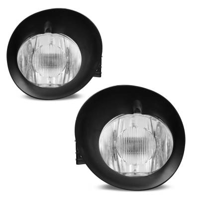 Winjet - Winjet CFWJ-0523-C Clear Fog Lights w/Wiring Kit for 02-08 Dodge Ram