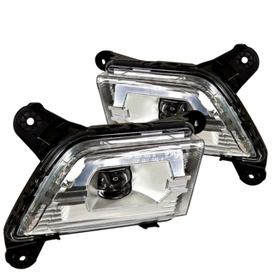 Winjet - Winjet CFWJ-0662-C Clear LED Fog Lightw/Wiring Kit for 19-21 Chevy Silverado1500