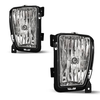 Winjet - Winjet CFWJ-0605-C Clear Fog Lights for 13-17 Dodge Ram