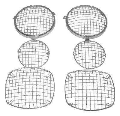 RT Offroad - RT Offroad RT34034 SS Stone Guard Set for 76-86 Jeep CJ5/CJ7/CJ8