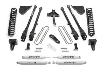 Fabtech - Fabtech K2409 4-Link Lift Kit for 23-24 F250/F350 Super Duty